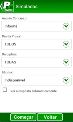 Pense+ ENEM android App screenshot 6